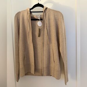 J.Crew Cashmere Full Zip Sweater Hoodie
